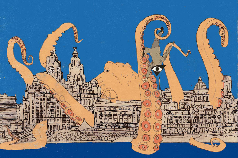 poster image of octopus attacking liverpool