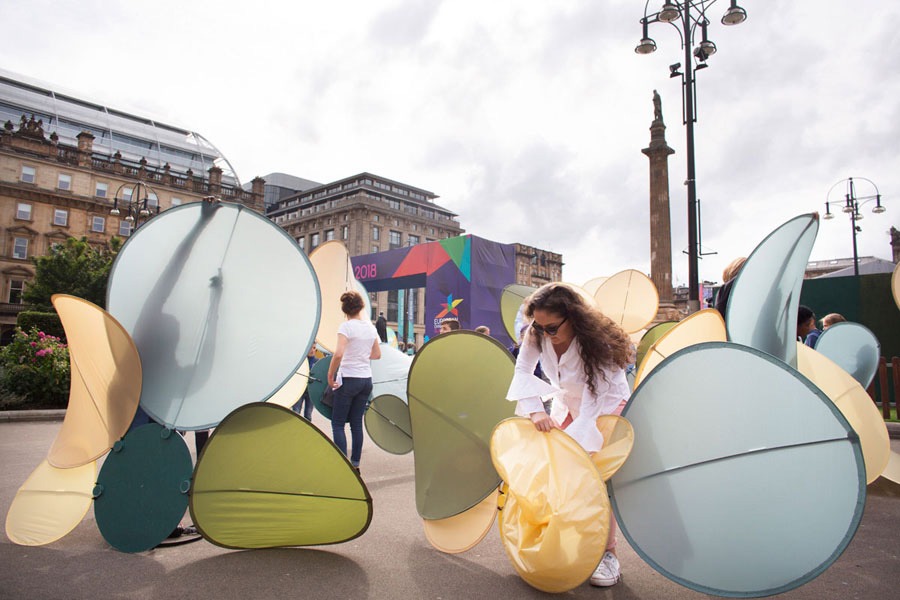 people pavillion at festival 2018 glasgow