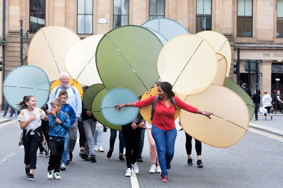 people pavillion at festival 2018 glasgow