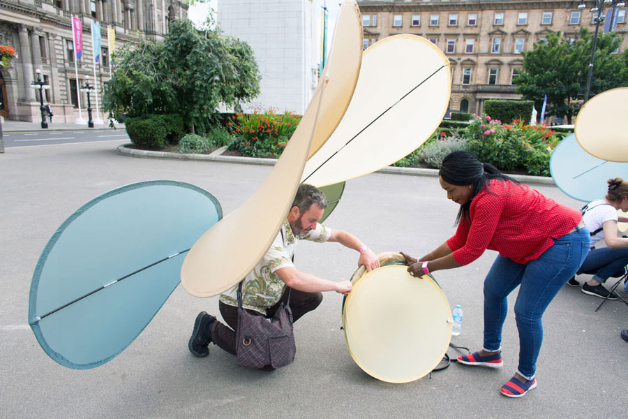 people pavillion at festival 2018 glasgow