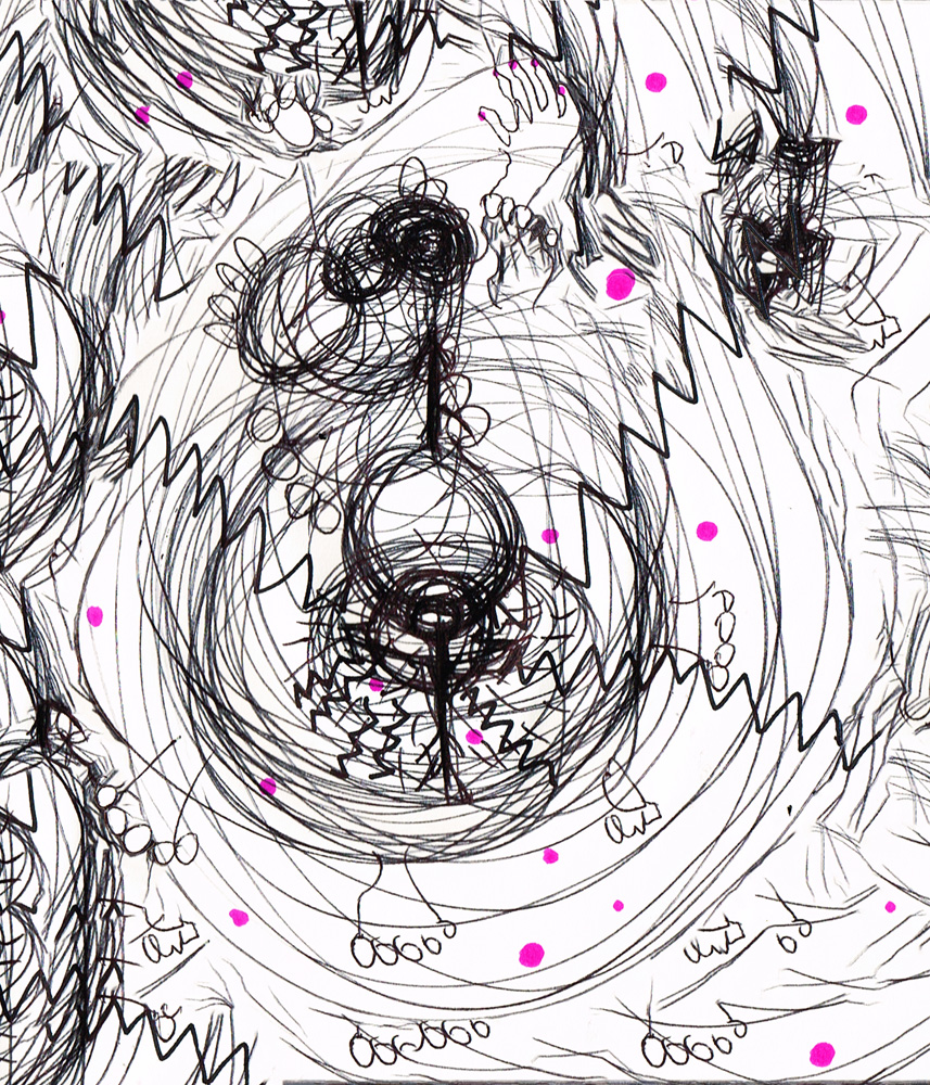 drawing while remembering last nights orgasm
