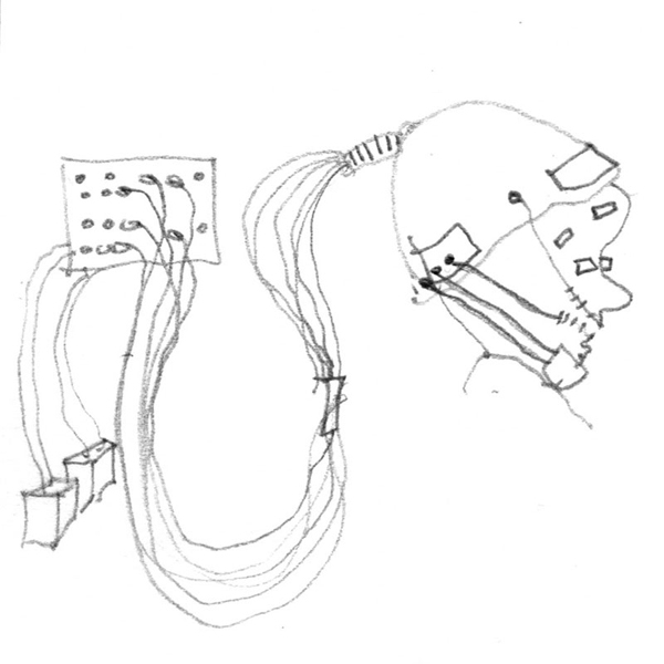 Drawing from a book on psychic experiments